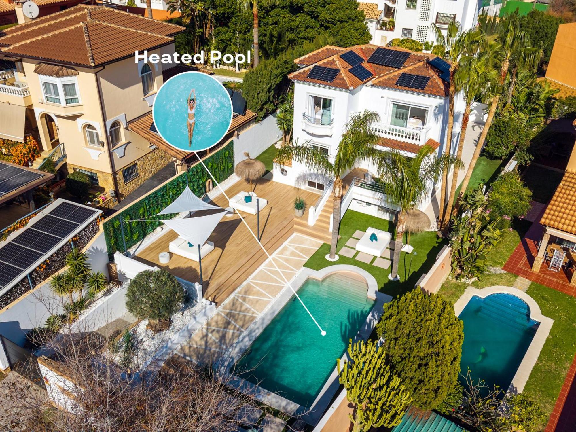 Vacation Marbella I Sunny Camelia Villa Heated Pool, Recently Renovated, Best Residential Neighborhood In Benalmadena, Short Walk To The Beach, Cinema Room Exteriér fotografie
